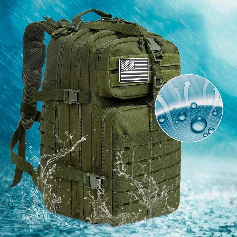 Lawaia военные рюкзаки 6 цветов 50L/1000D нейлон водонепроницаемый рюкзак Открытый тактический Спорт Кемпинг Туризм Рыбалка Охота сумка