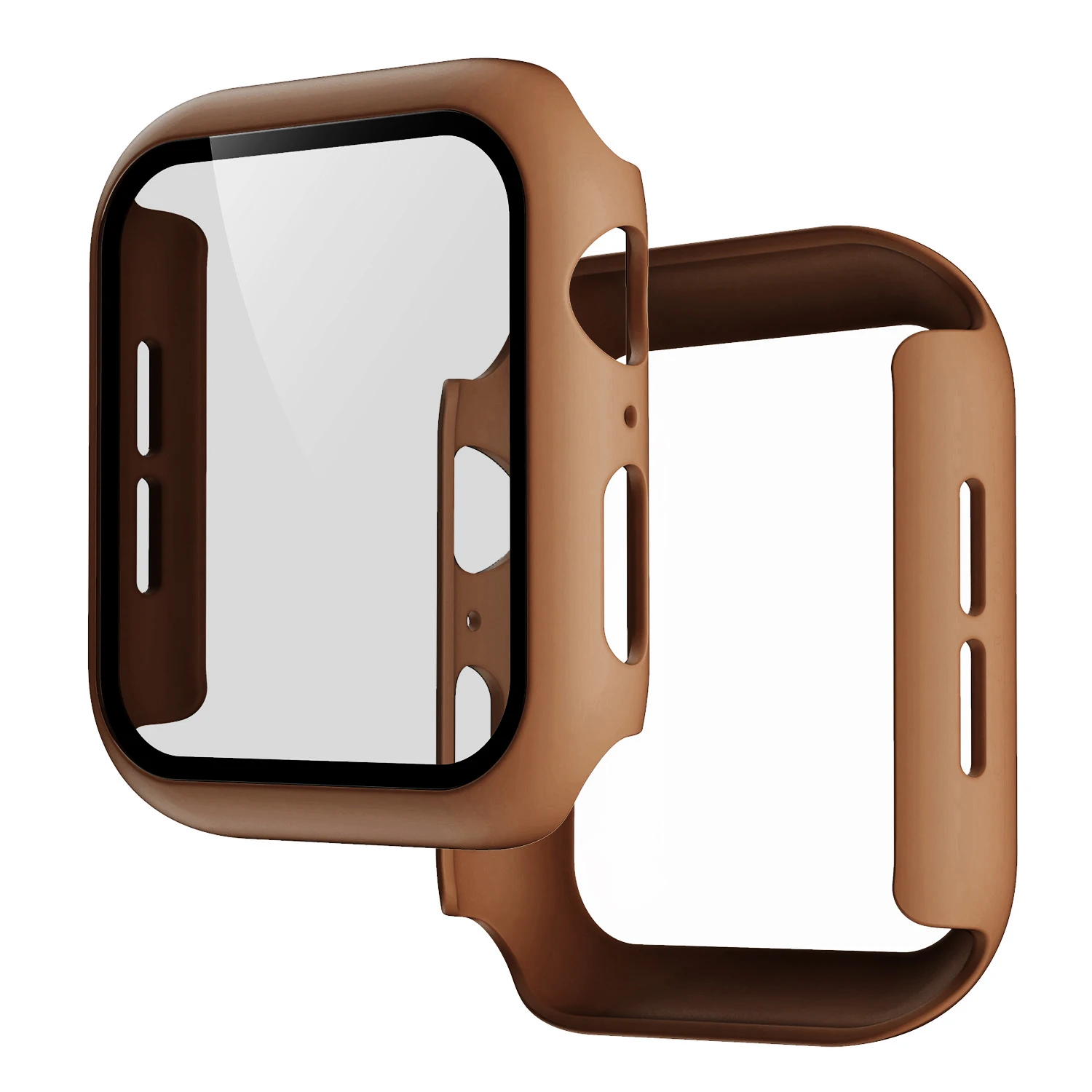 

Watch Case with Glass Film For Apple Watch Series 6 5 4 3 Series SE Protective Cases Watch Shell Cover For Apple Watch 40mm 44mm