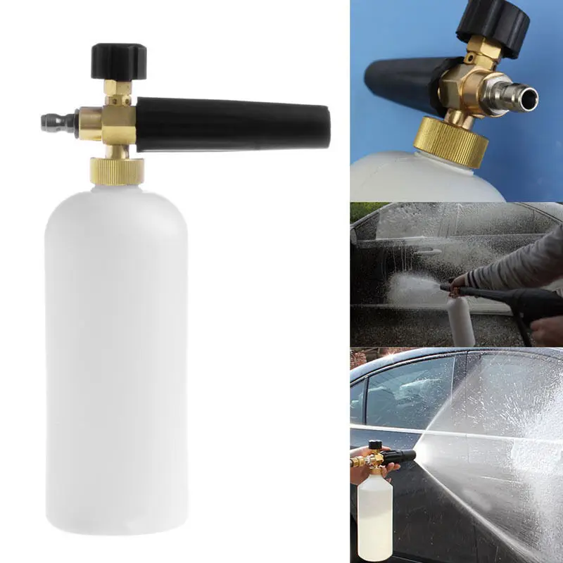 

High Pressure Foam Guns Snow Foam Lance Cannon Car Clean Washer Bottle Professional Foam Generator Car Washer 1/4" Quick Release