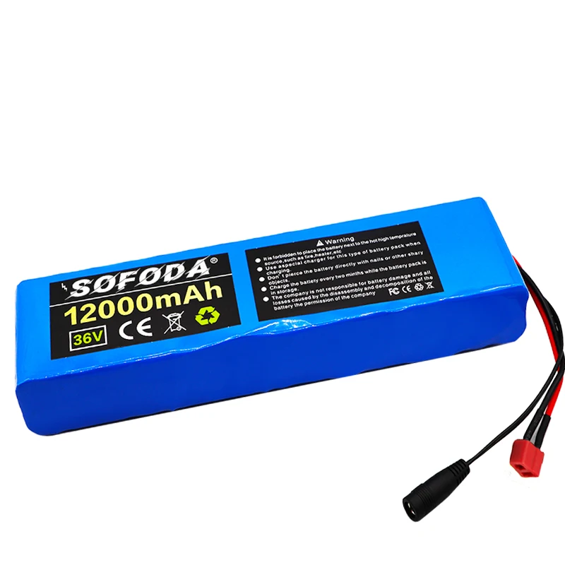 36V 12Ah литиевая аккумуляторная батарея + 42V2A зарядное устройство для скутеров