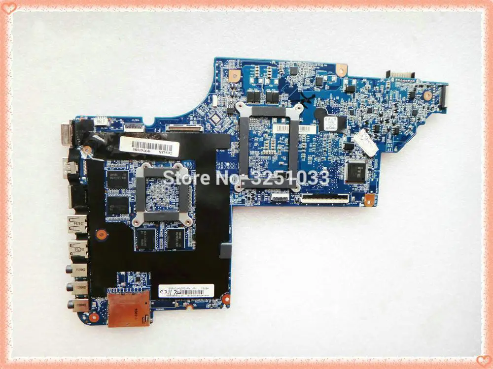650851-001 для ноутбука HP PAVILION DV6-6000 ПК материнская плата DV6-6100 HD6750/1G 100% тест |