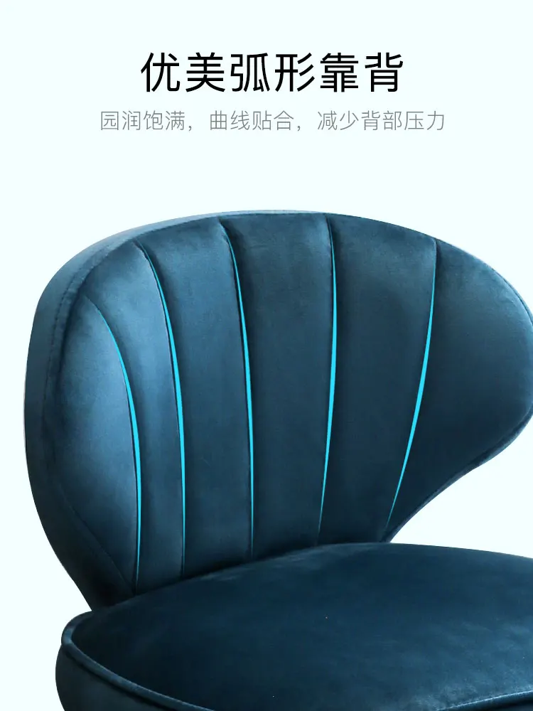 Легкий роскошный Американский Стул для отдыха с высокой ножкой скандинавский