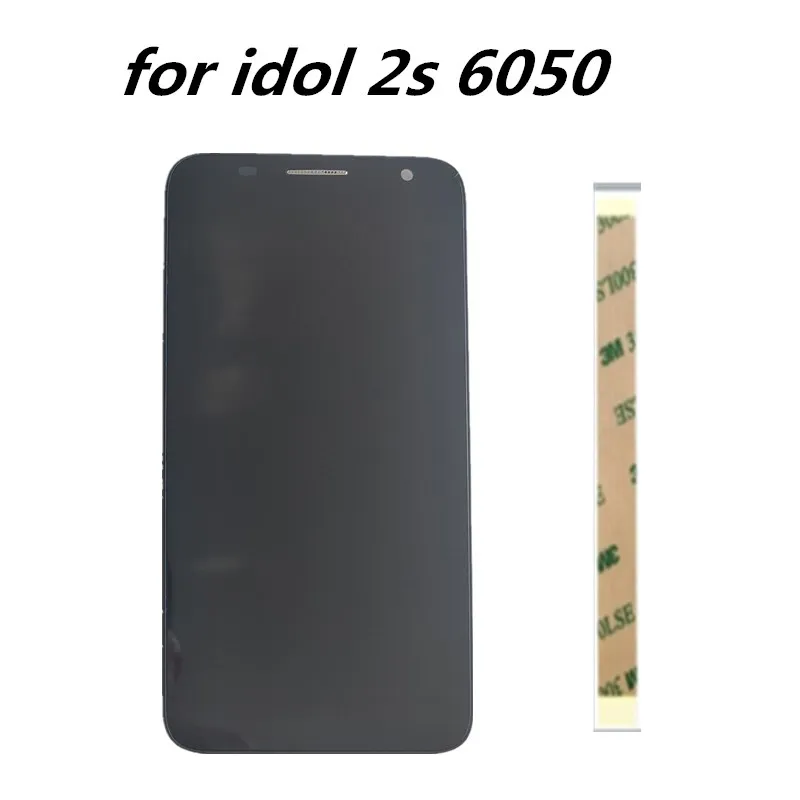 5 0 дюймов для Alcatel idol 2s 6050 сенсорный экран дигитайзер стеклянный датчик + ЖК