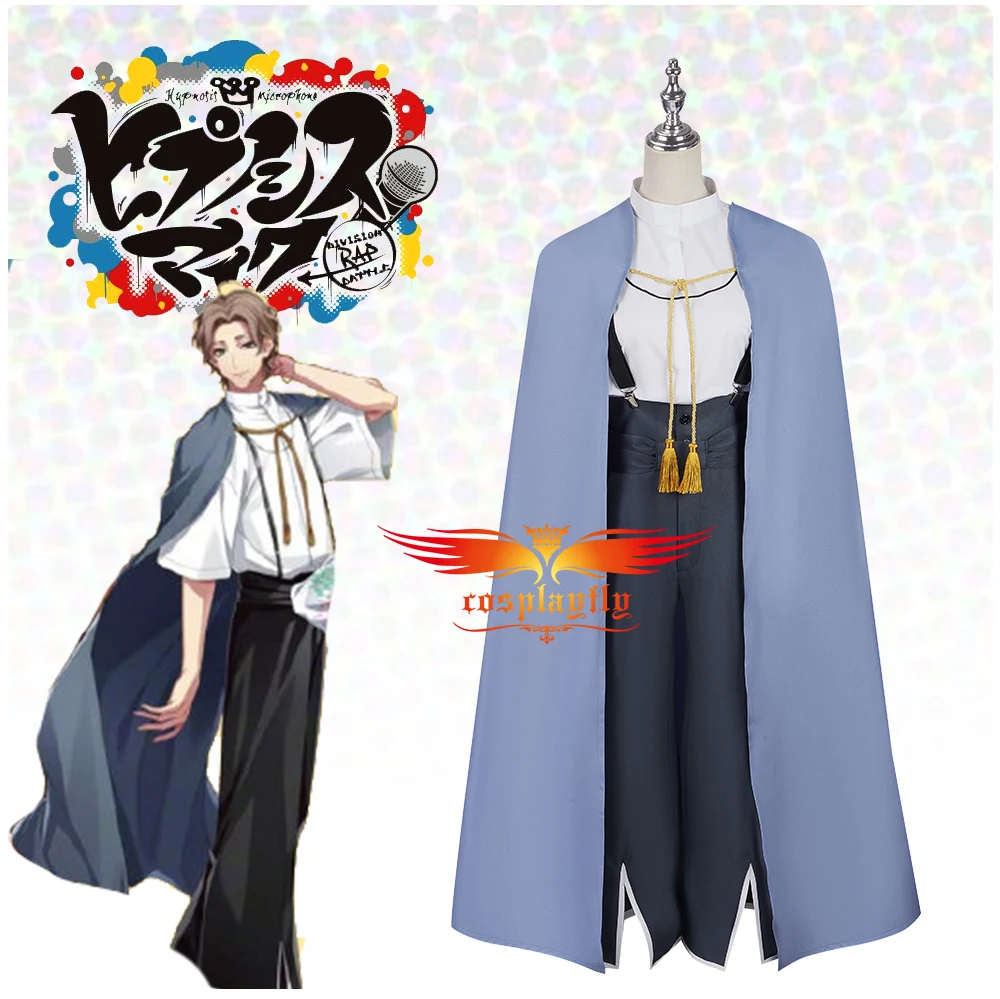 Anime Division Rap Battle Hypnosis Mic Fling Posse Yumeno Gentaro Cosplay Costume Women Men Adult Outfit Cape Overalls Halloween