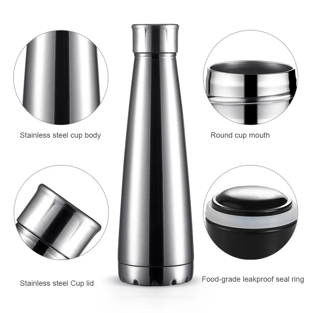 Портативный термос из нержавеющей стали с вакуумной изоляцией бутылка для воды