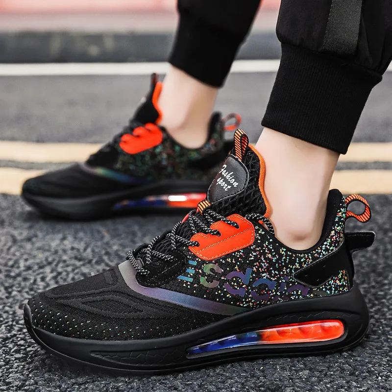 

Men's sneaker Breathable Running Shoe for Men High Quality Air Cushion Men Sneakers Outdoor Hard-wearing Reflective Jogging Shoe