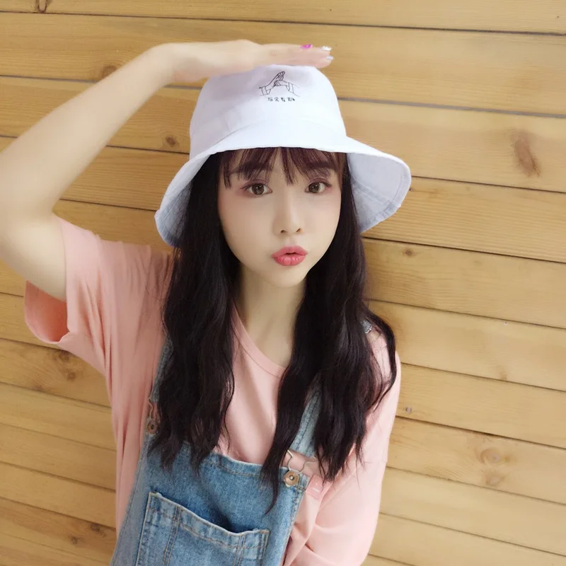 M & D модная летняя Панама с китайскими буквами в повседневном стиле для