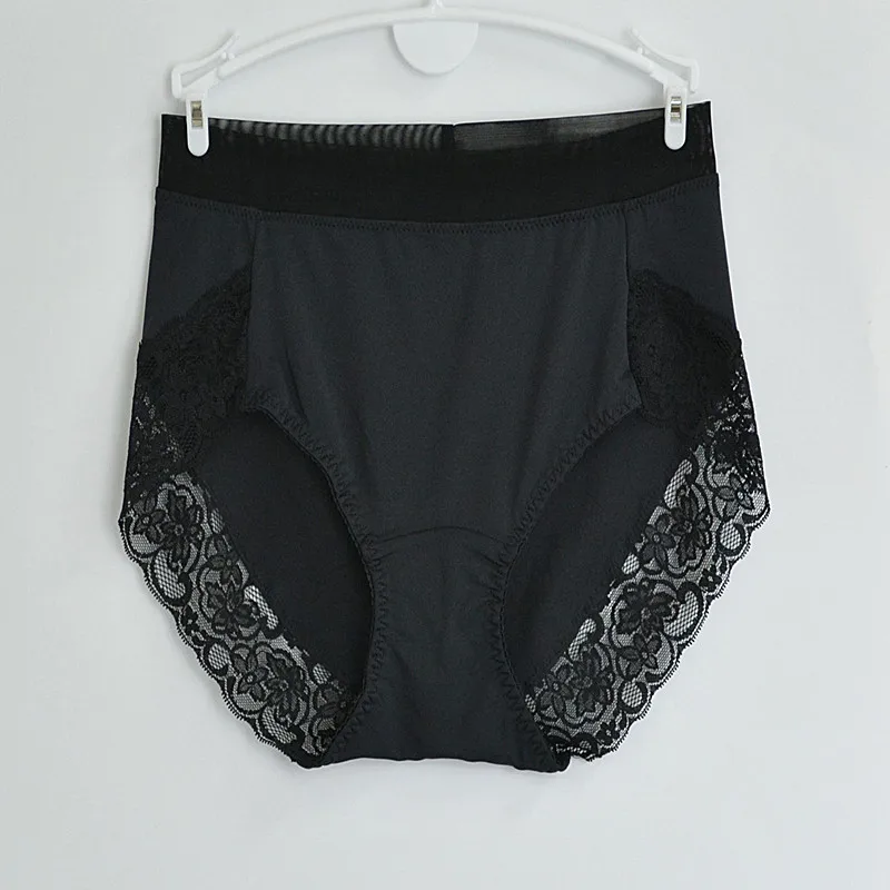 RUIN LN M-3XL, женские шелковые трусики, женские кружевные трусики, большая версия трусиков, женское нижнее белье, 4 штуки