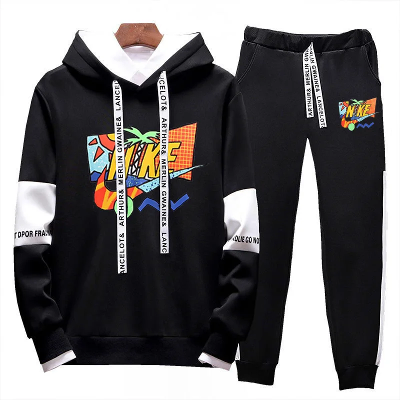 

Autumn Winter Men's Sets Brand Sportswear Tracksuits 2 Piece Sets Men's Clothes Hoodies+Pants Sets Male Streetswear Coat Jackets