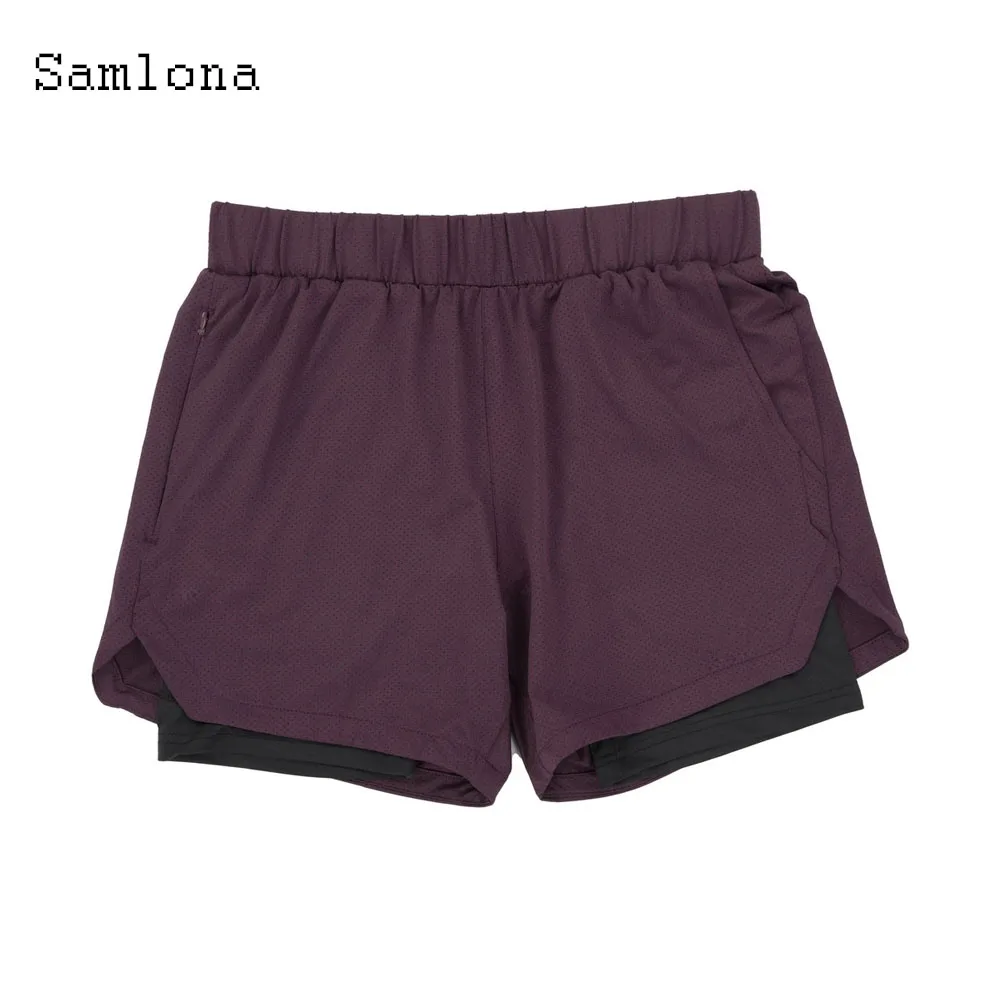 

Men's Camouflage Shorts Sexy Elastic Waist Running Sweatpants with Pocket 2021 Summer New Casual Short Sportwear Man Clothing