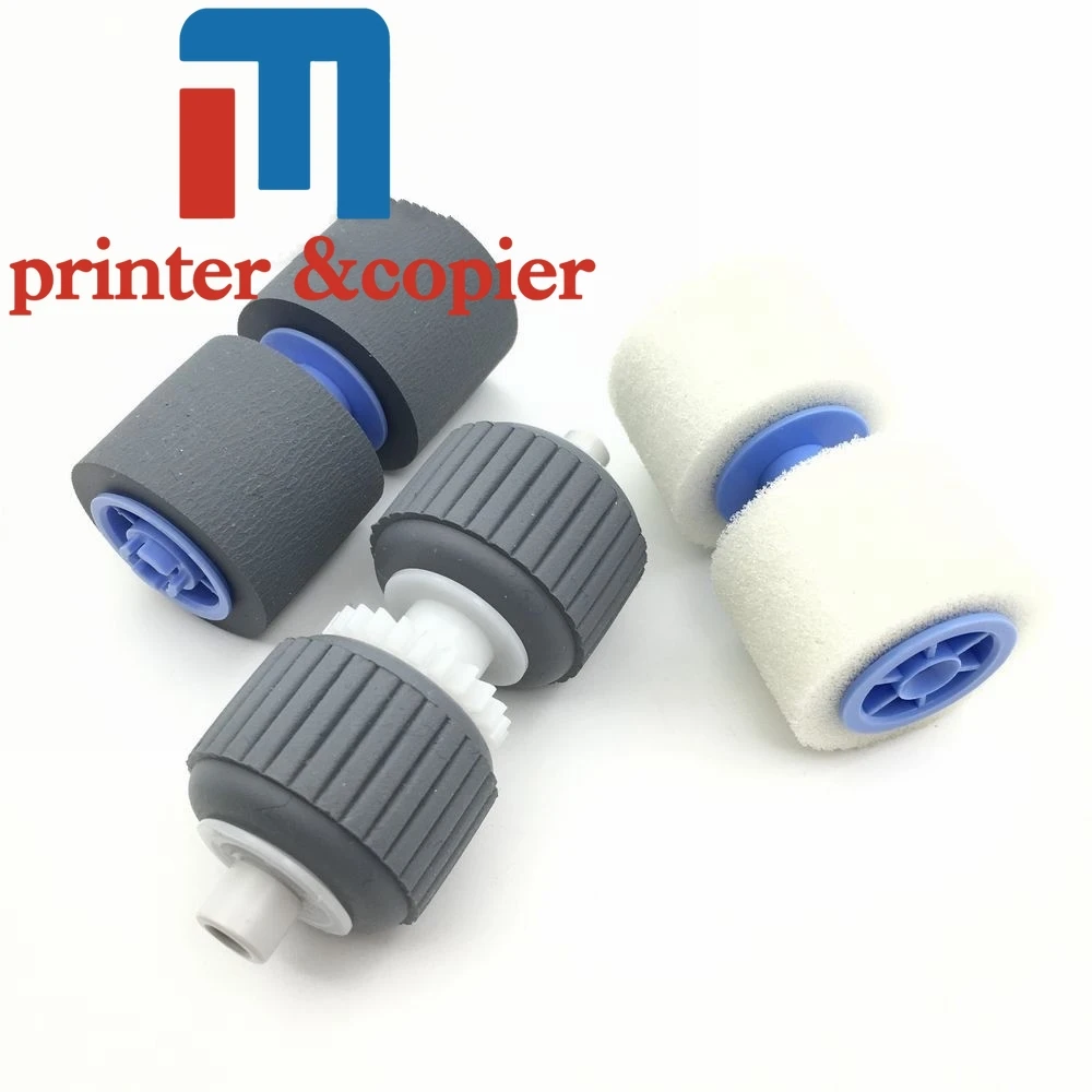 

2Sets Pickup Roller Kit MG1-4268-000 MG1-4269-000 MA2-6772-000 for Canon DR 6050C 7550C 9050C Feed Roller +Seperation Roller Kit