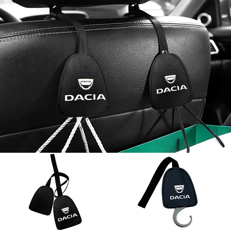 

1/2Pcs Car Seat Hook Back Hook Interior Portable Hanger Holder for Bag For Dacia Duster Logan Mcv Sandero Stepway Dokker Lodgy