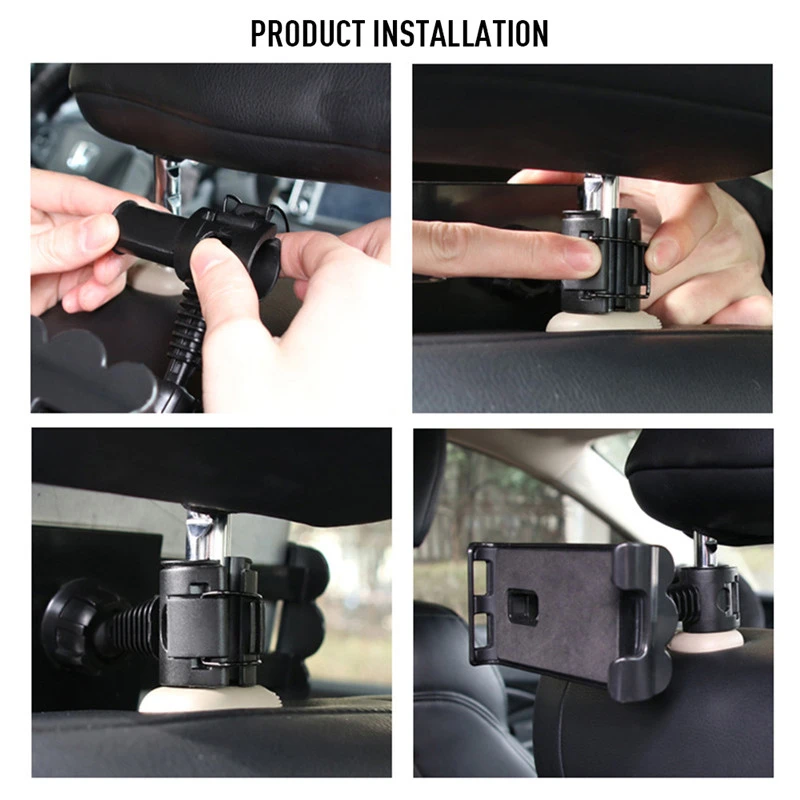 

Car Tablet Stand Holder for IPAD Tablet Accessories Universal Adjustable Tablet Stand Car Seat Back Bracket For 4-11 Inch Tablet
