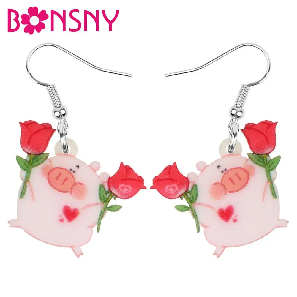 Bonsny акриловые подвески для женщин и девушек на День Святого Валентина в виде