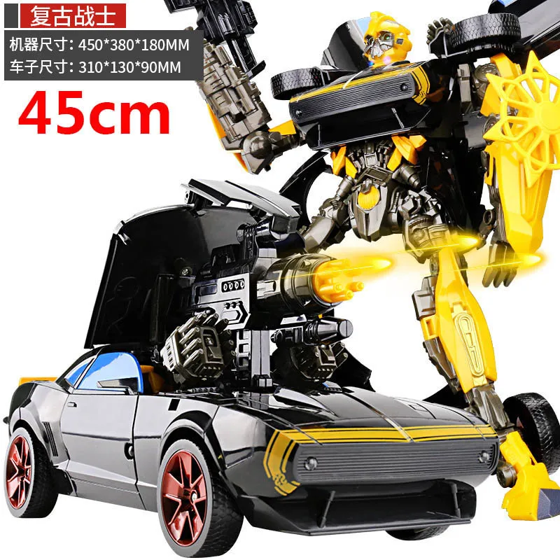 3 45 см роботы-трансформеры игрушки для автомобиля война Hornet боевой лопасти Optimus Prime фильм 4 издание модель классические подарки игрушки для мальчиков - Цвет: 3