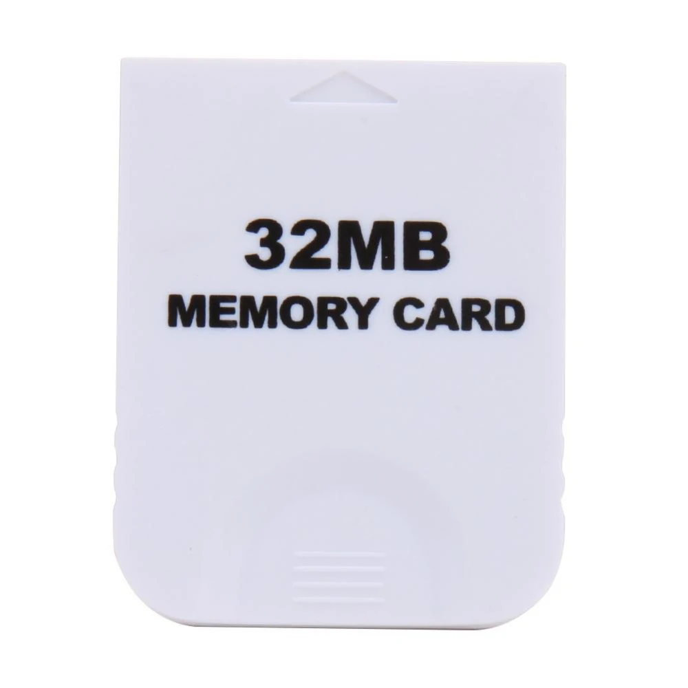 Горячая Распродажа, практичная игровая Карта памяти 4MB 16MB 32MB 128MB для Nintendo wii Cube для GC NGC White 128MB Max, игровая карта памяти для wii - Цвет: 32MB