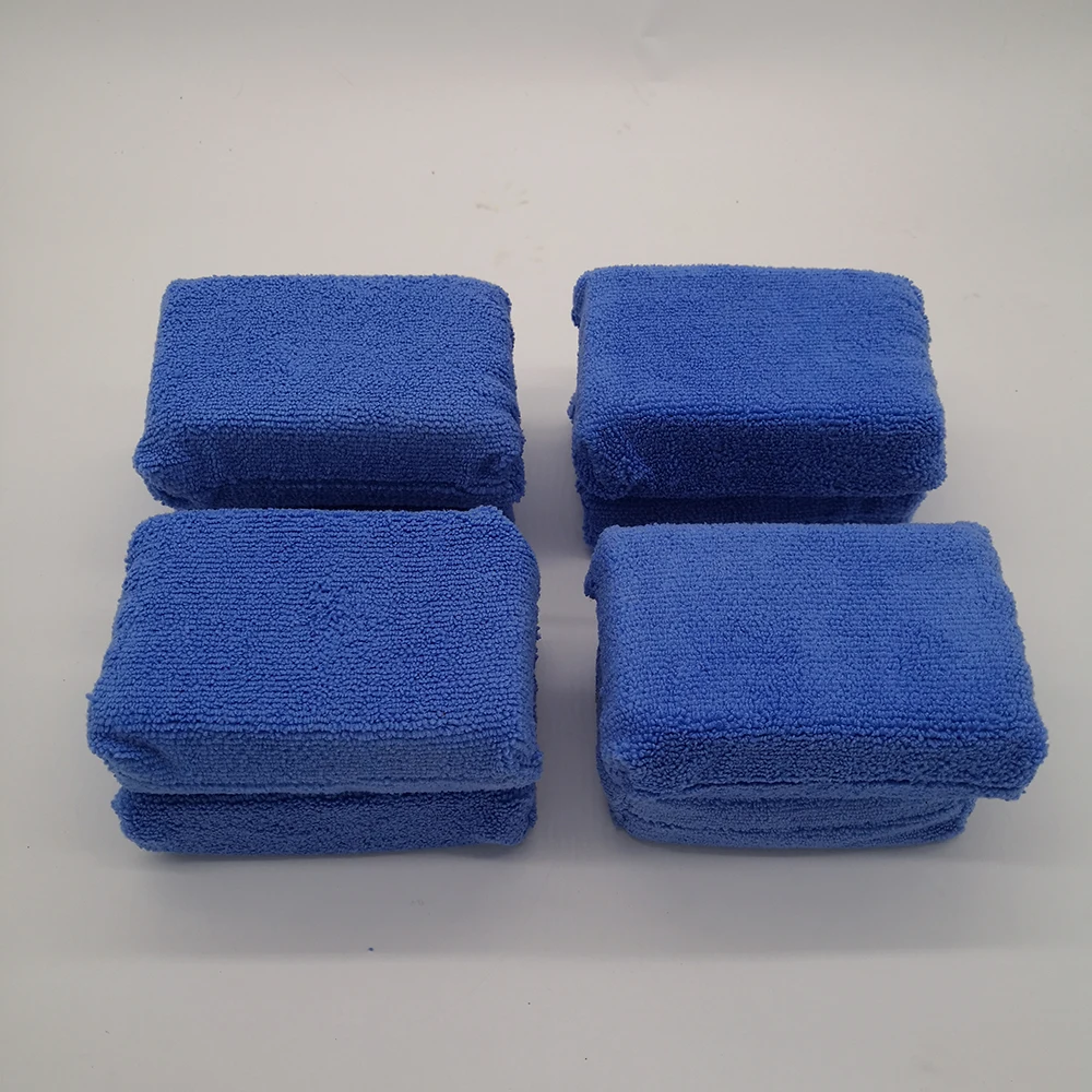 JUFVXEEB Microfiber Car Cleaning Applicators Washing Sponge Automobile Cloths Wax Polishing Pad Detailling | Автомобили и