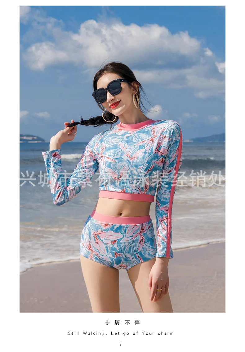 Женский раздельный купальник Раздельный купальный костюм для девушек из двух