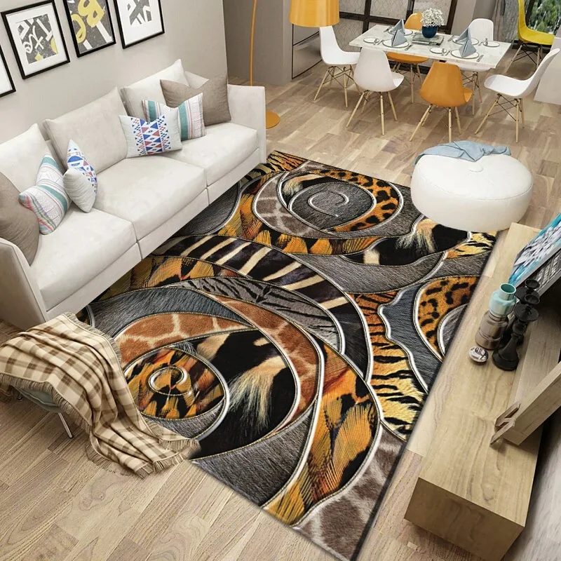 

Modern Home Non-slip Geometric Carpet Printing Decoration Large Area Carpet Living Room Bedroom Sofa Floor Mat Parlor