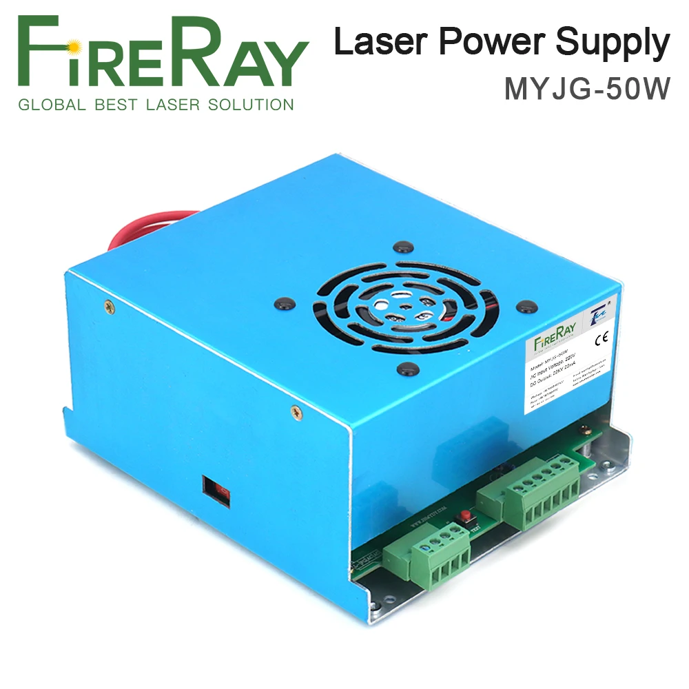 FireRay 50W CO2 Laser Power Supply for CO2 Laser Engraving and Cutting Machine MYJG-50