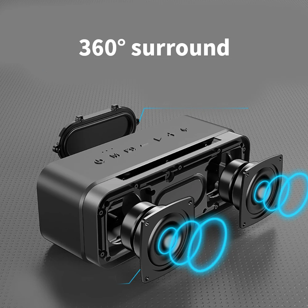 Беспроводной bluetooth-динамик с двумя каналами лучший бас 8 часов воспроизведения