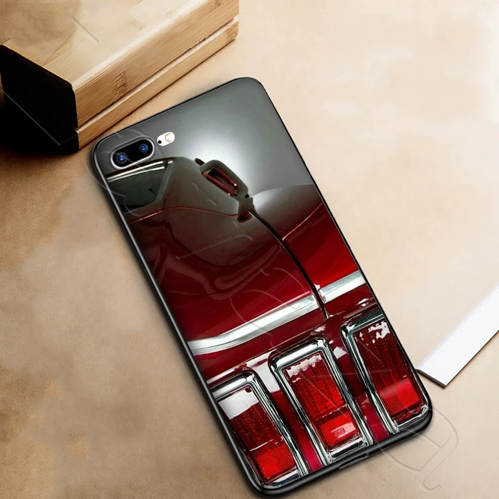 Lavaza классический MUSTANG задние фонари силиконовый мягкий чехол для iPhone 12 11 Pro XS Max XR X