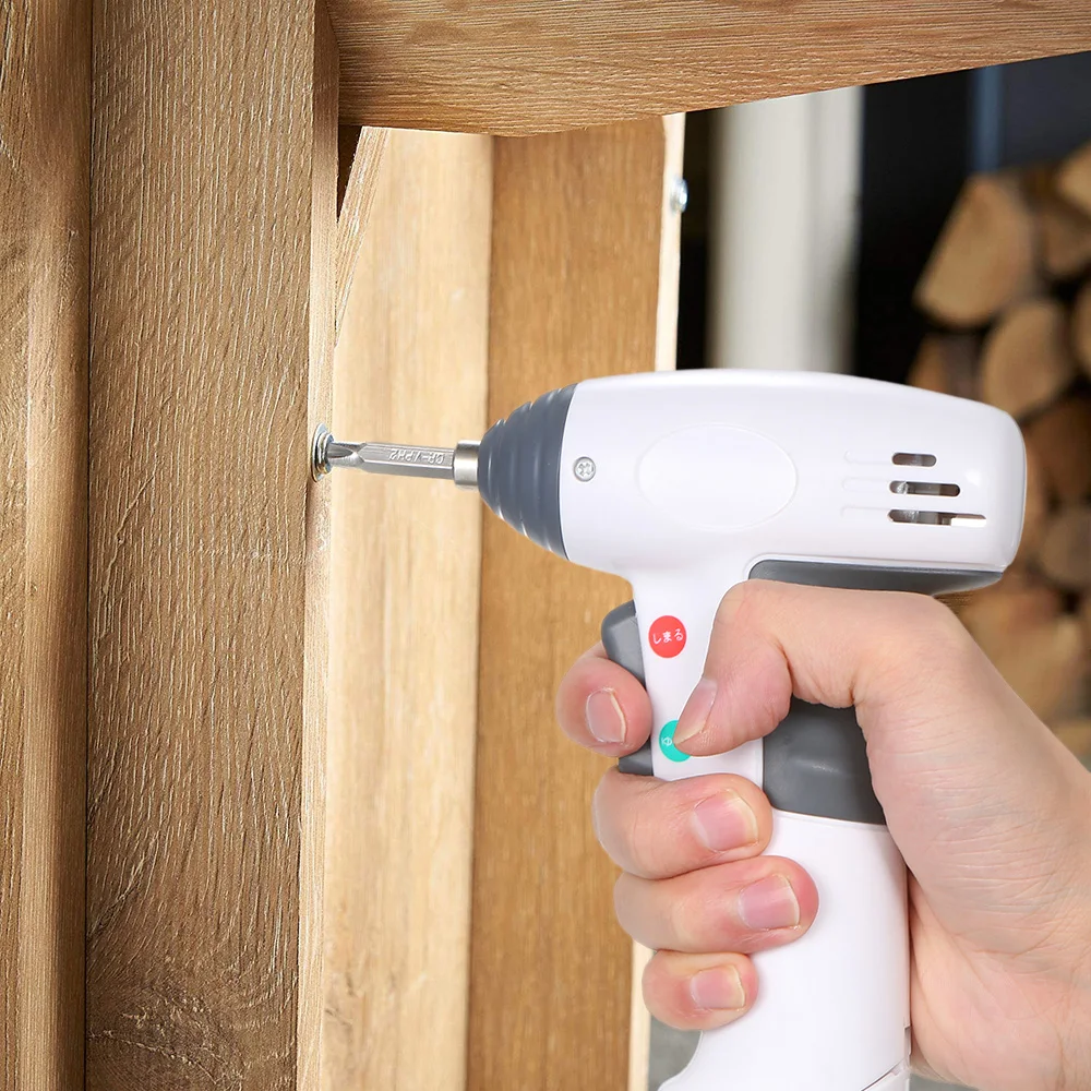 Беспроводная отвертка DIY для дома Аккумуляторная дрель с питанием от