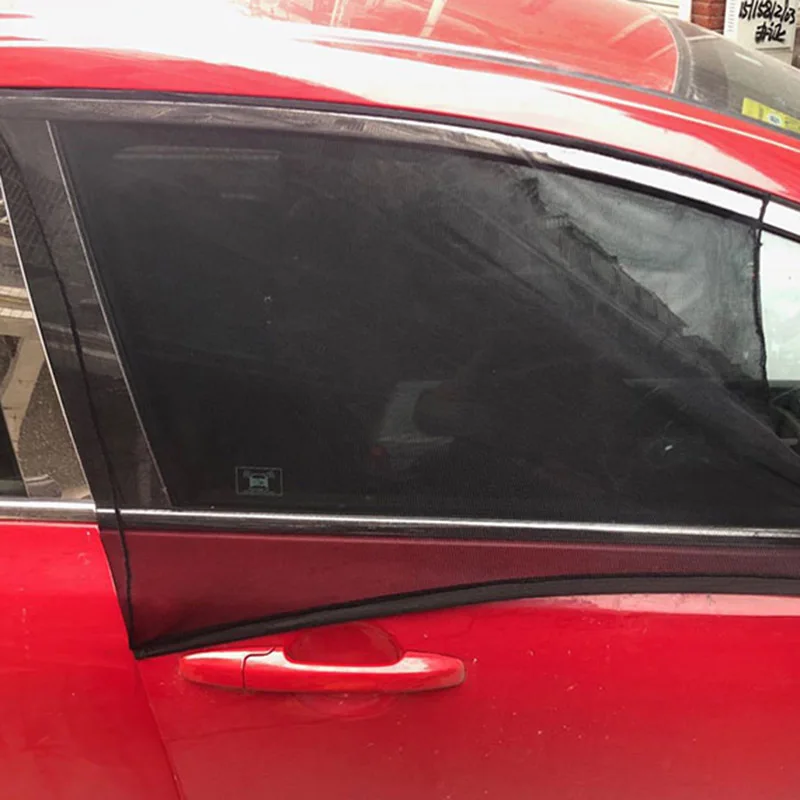 

2Pcs Anti Insect Mosquito Sunscreen Car Window Net Door Mesh Outdoor Camping