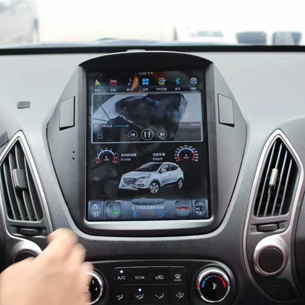 Автомобильный мультимедийный плеер стерео GPS DVD радио навигация Android экран для