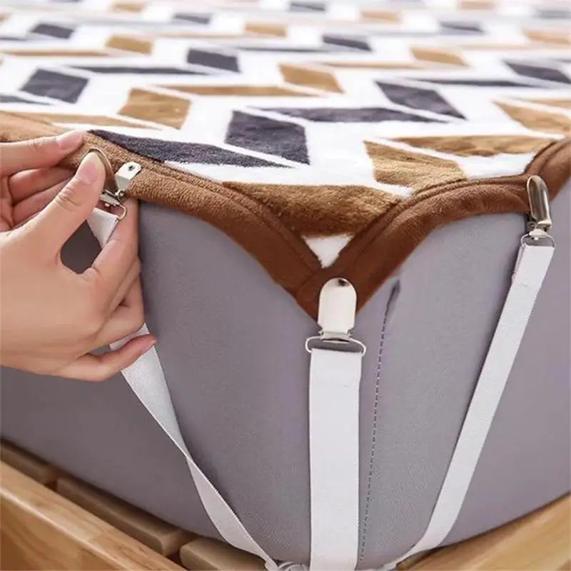 4 шт. зажимы для кровати + держатель регулируемого матраса эластичный зажим с