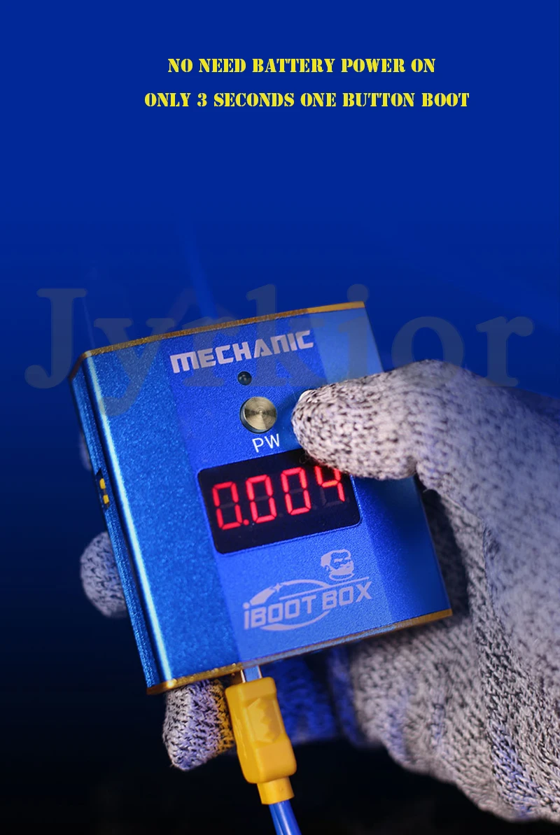 Тестовый Кабель источника питания MECHANIC iBoot Box с переключателем ВКЛ/ВЫКЛ для