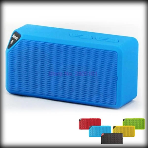 

by dhl or ems 100pcs Jambox Style X3 Bluetooth speaker with Mic wireless bluetooth speaker for iPhone iPad Samsung mini speaker