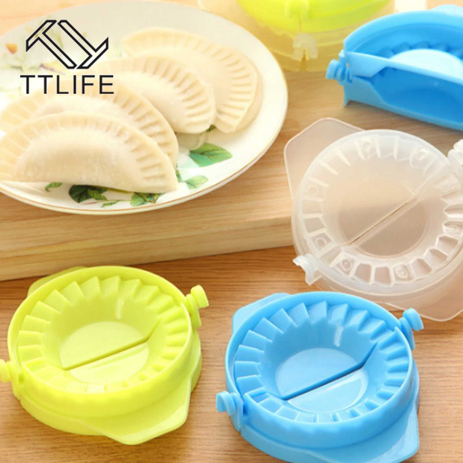 3Pcs Portable Dumpling Maker Device New Kitchen Tools Dumpling Jiaozi Maker Device Easy DIY Dumpling Mold Kitchen Appliances