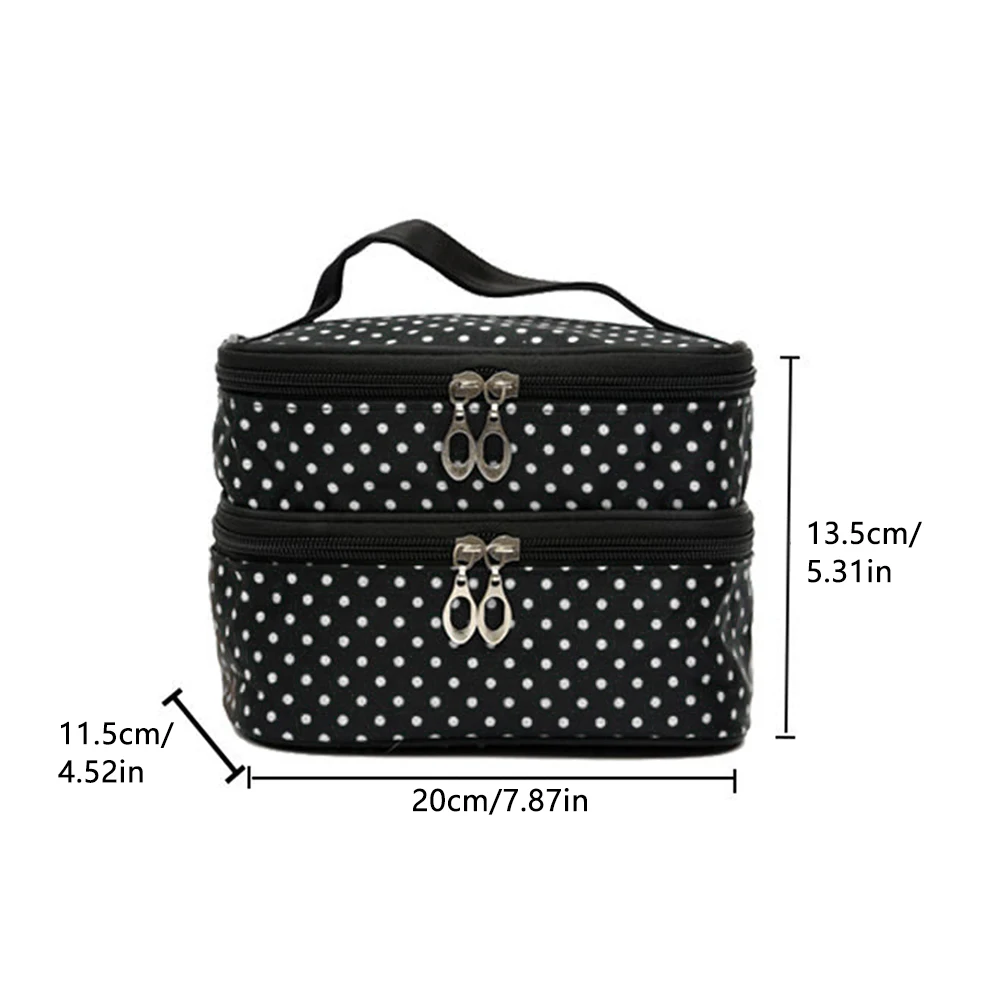Органайзер для макияжа женский портативный косметический чехол модный дорожный