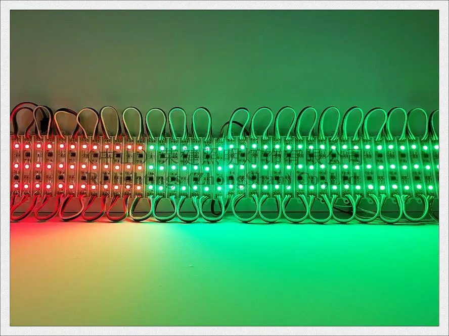 Светодиодный RGB модуль WS2811 SMD 5050 светодиодный задний светильник для знака SMD5050 DC12V