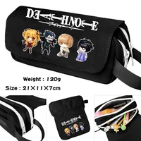 anime pencil case cartoon death note pen bags make up cosmetic bag stationery box students school pen pencile pouch bags gift