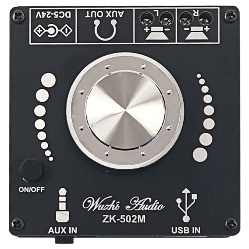 

ZK-502M Плата усилителя HIFI 2,0 Стерео Bluetooth цифровой Мощность модуль усилителя 50Wx2