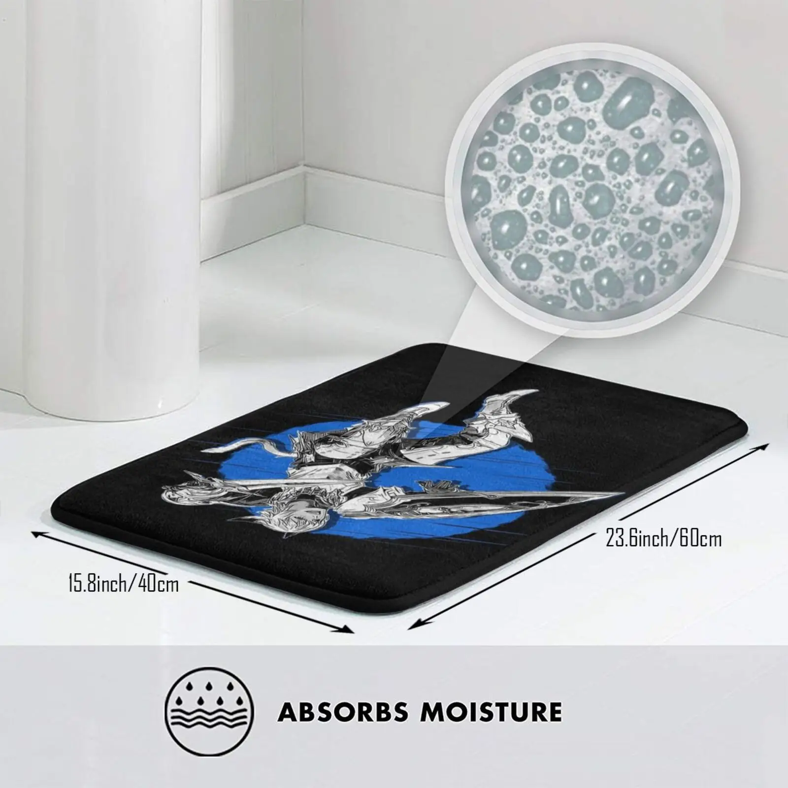 Коврик для входной двери Paladin-финальная фантазия коврик ванной игровые персонажи