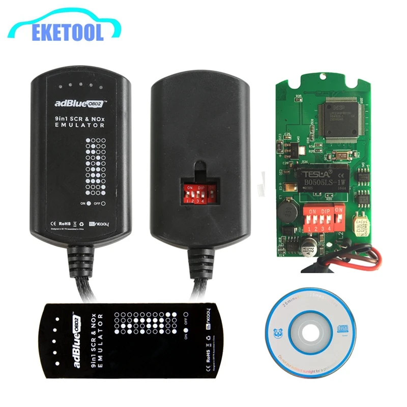 Adblue 9 в 1 эмулятор поддерживает Евро 4 и 5 поддерживает 9 грузовиков не нужно программное обеспечение Swith эмулятор AdBlue обновление 8 в 1