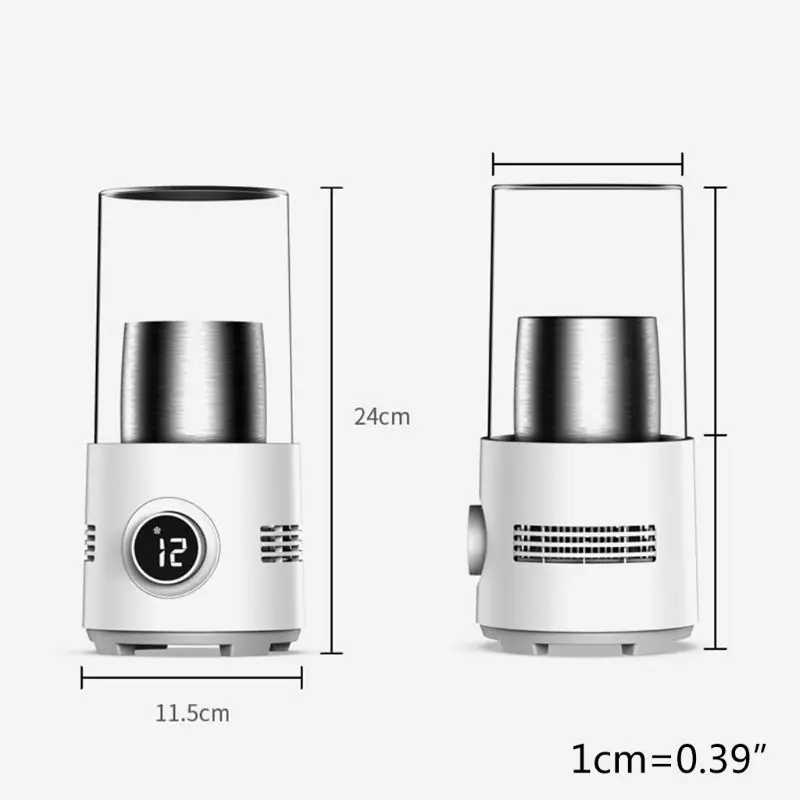 

201-300ml Coffee Mug Warmer & Beverage Cup Cooling for Office Home Desk Use, Electric Heating or Cooler Plate for Coffee