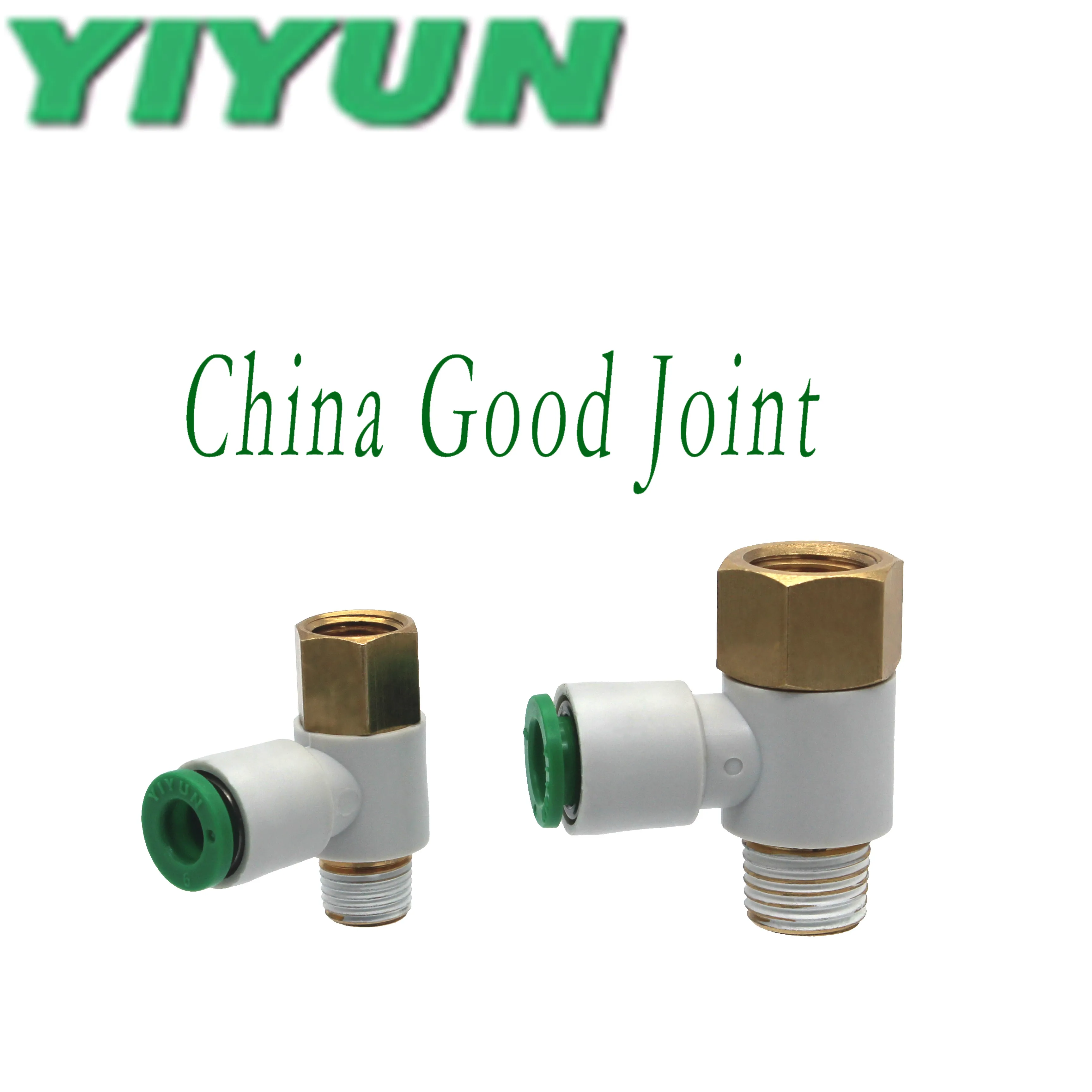 

KQ2VF08-01AS,02AS,03AS KQ2VF10-02AS,03AS KQV2F12-02AS,03AS,04AS YIYUN Quick insertion belt with hexagonal universal bend KQ2