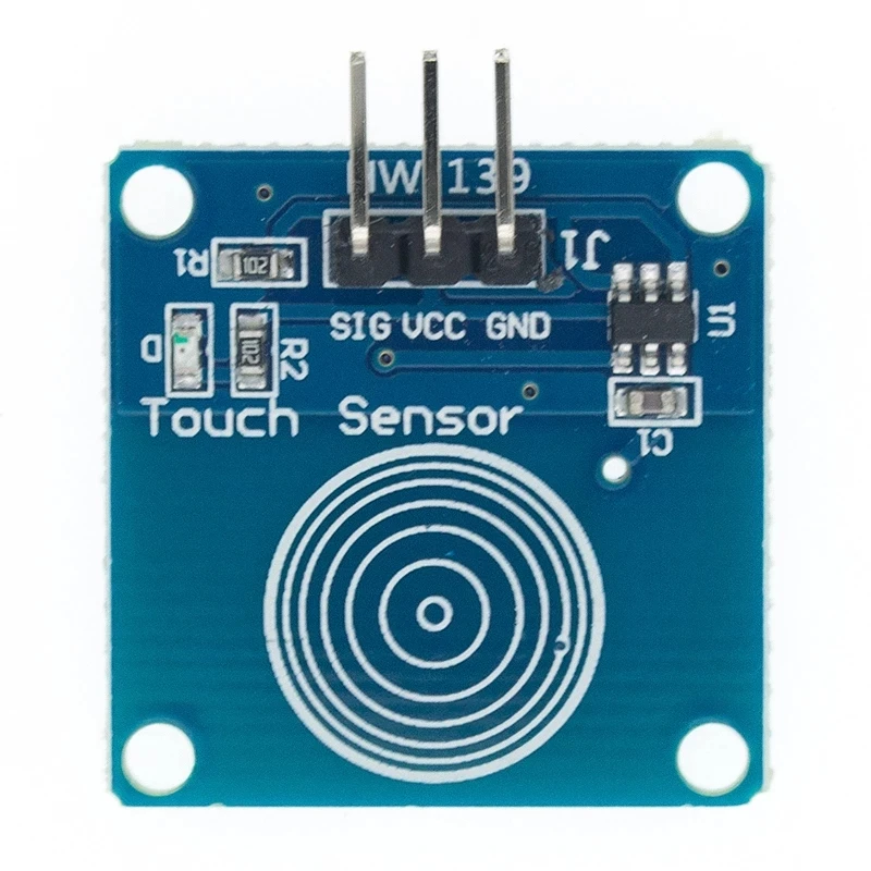 Сенсорный модуль переключателя TTP223 сенсорная кнопка с самоблокировкой/без