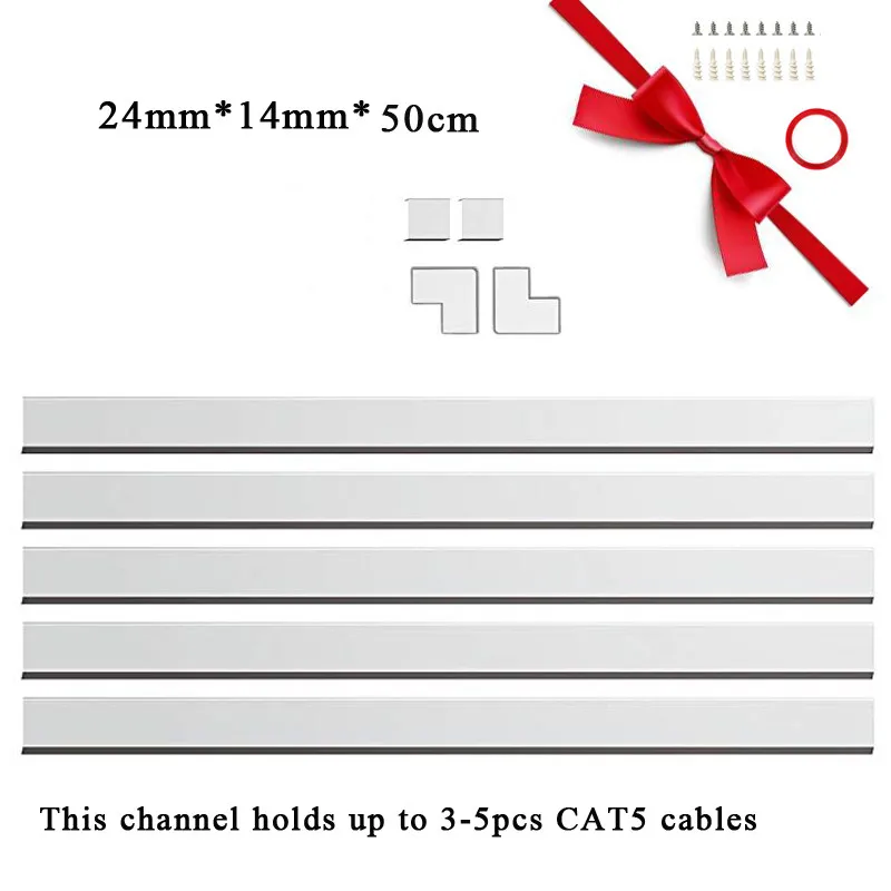 5 шт. волоконно оптический кабель Управление канал шнур дорожкой качения