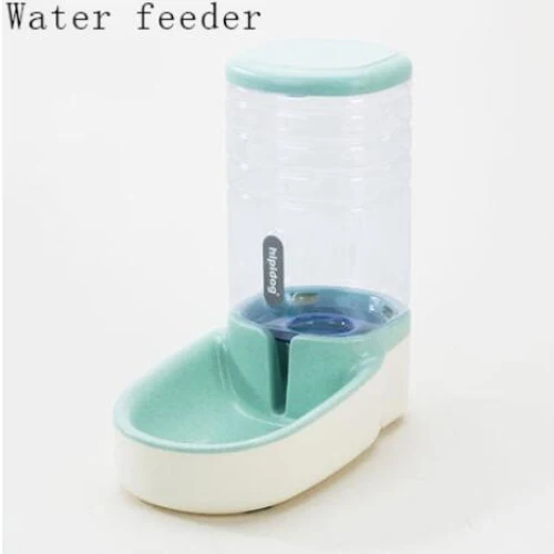 green water feeder OLN 3.8L автоматические кормушки для кошек, пластиковая бутылка для воды для собак, большая емкость, дозатор для воды, миски для кормления кошек и собак - Цвет: green water feeder