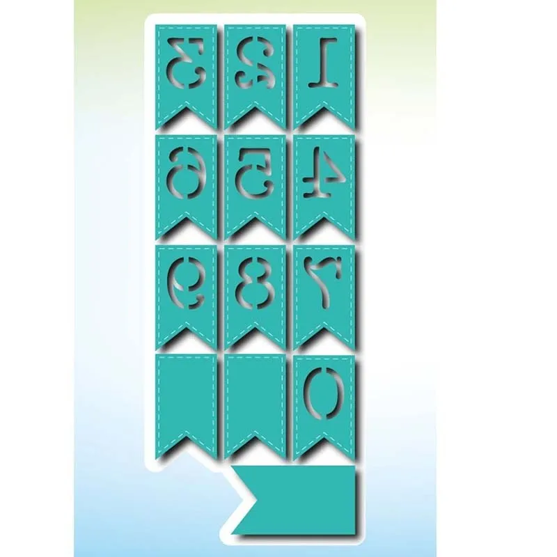 Цифровая этикетка 2 металлические штампы для резки штампованные формы украшения