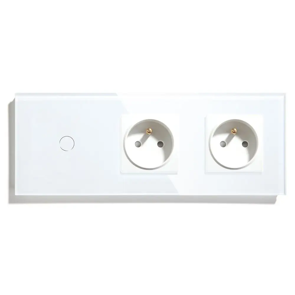 Сенсорный выключатель BSEED европейского стандарта 1 клавиша канал 2 канала с