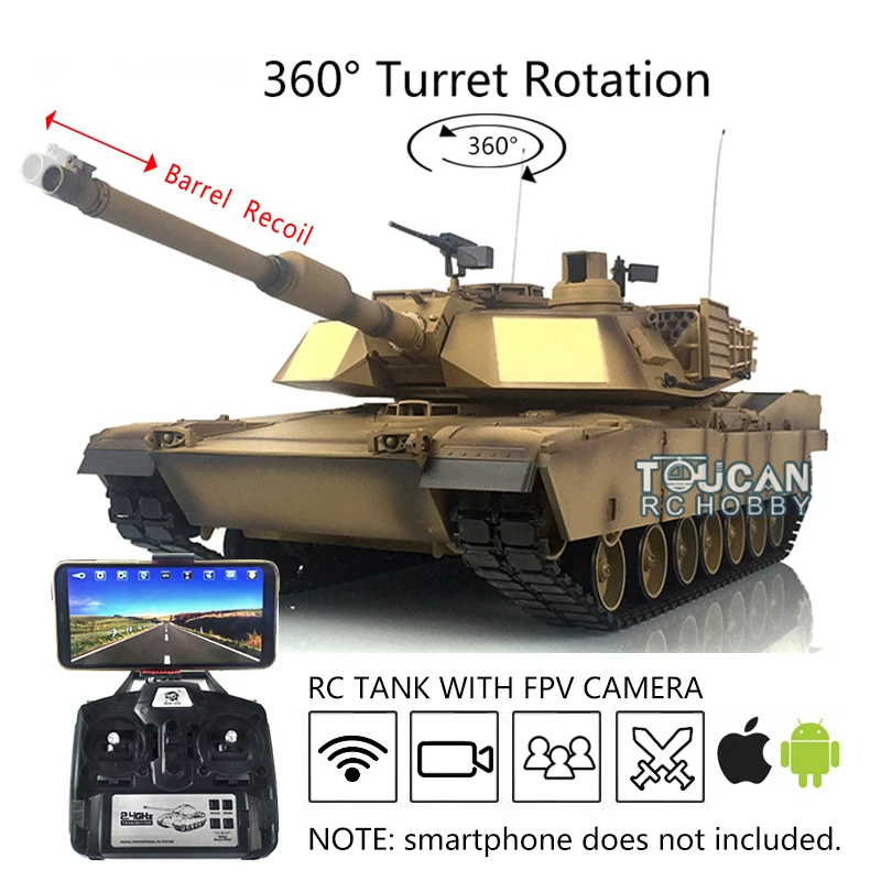 Heng Long 1/16 TK 6 0 S пластиковый FPV M1A2 Abrams RC Танк 3918 коробка передач отдача ствола