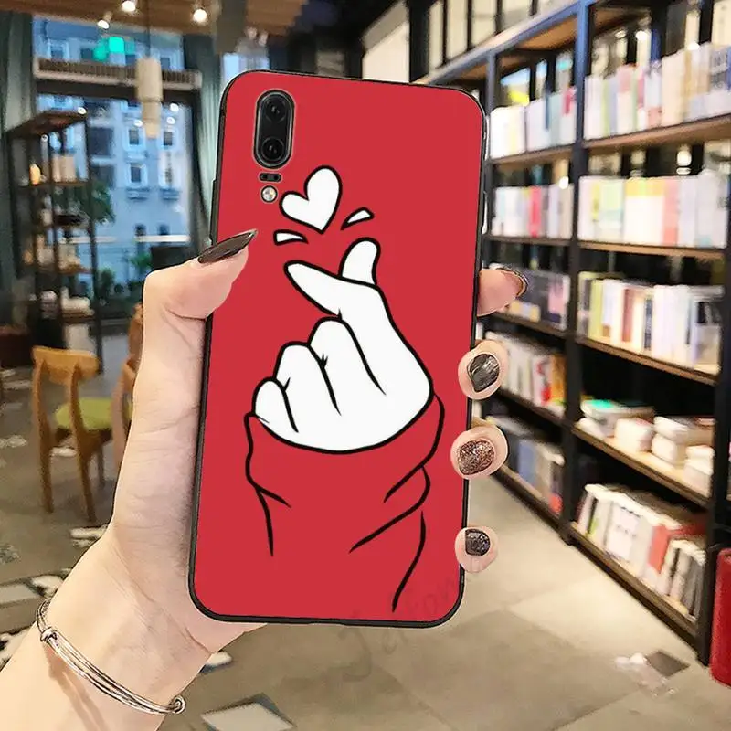 

Colorful Love Heart Phone Case For Huawei honor Mate P 10 20 30 40 Pro 10i 9 10 20 8 x Lite