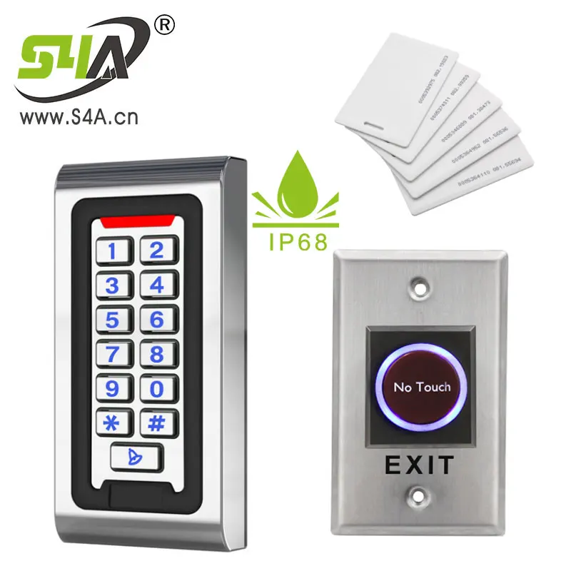IP68 Водонепроницаемая автономная RFID металлическая клавиатура контроля доступа - Цвет: S601 NoTouch