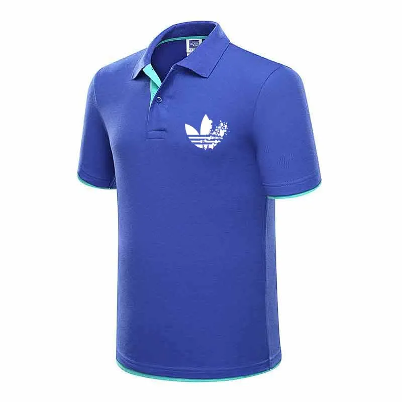 Новая брендовая модная одежда Мужская рубашка поло мужская деловая Повседневная